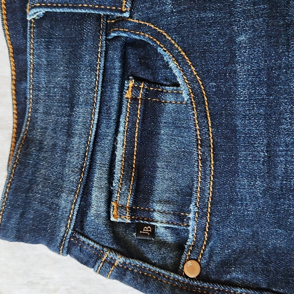Judy Blue Darck Blue Cut Off Jean Shorts High-Waisted Button Fly Sz 1Xlarge - Picture 11 of 16